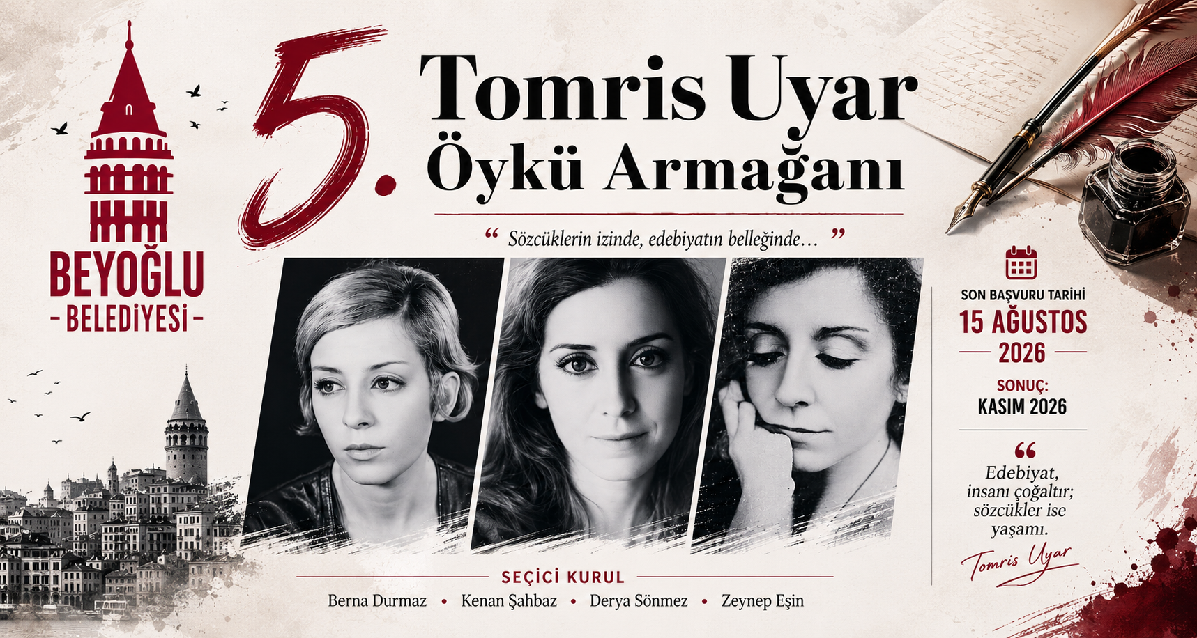2026 TOMRİS UYAR ÖYKÜ ARMAĞANI